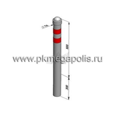 купить столбик парковочный бетонируемый АБ-76/1080 в Южно-Сахалинске