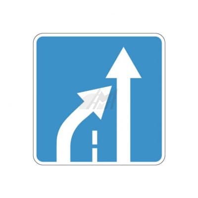 купить дорожный знак 5.15.5д, 5.15.6д Конец полосы в Южно-Сахалинске
